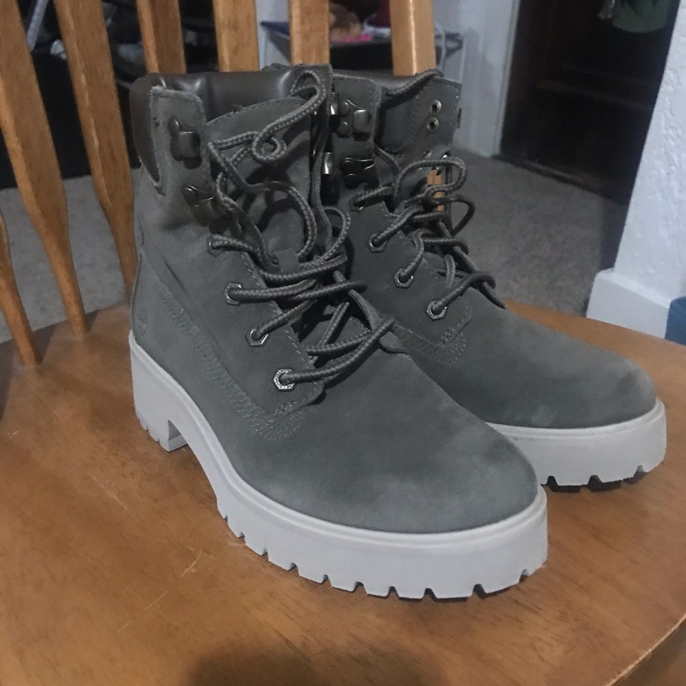 Olive Green Timberland Boots